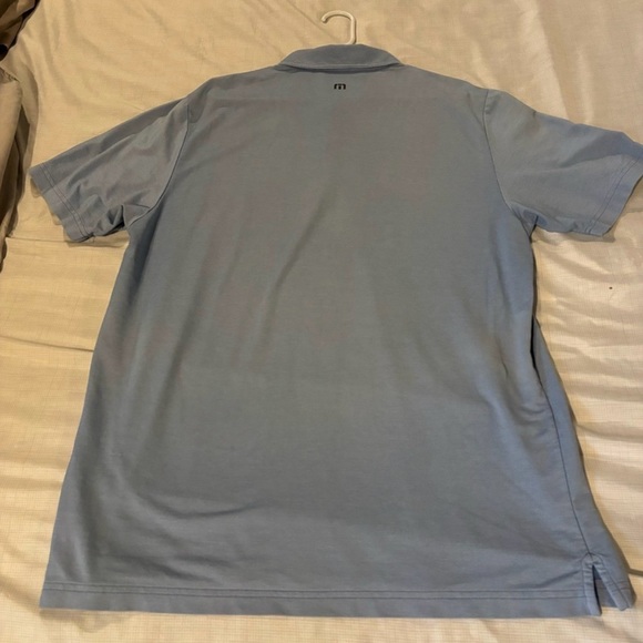Travis Mathew Blue Polo Shirt - Picture 2 of 4